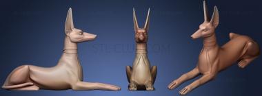 3D model Anubis Dog (STL)